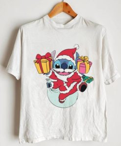 Santa Stitch Christmas Shirt