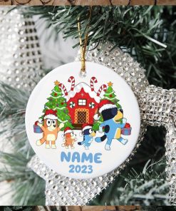 Family Bluey Dog Christmas Ornament, Bluey Christmas Tree Decorations