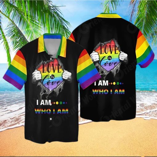 Lgbt Love Is Love I Am Who I Am Hawaiian Shirt