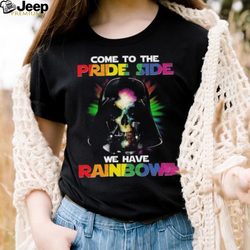 Lgbt Star Wars Darth Vader Skull Shirt Pride Side Rainbows Shirt