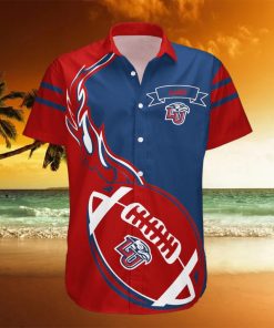 Liberty Flames 3D Hawaiian Shirt Flame Ball NCAA Men And Women Gift For Fans hawaiian shirt