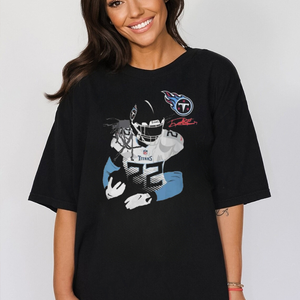 Licensed Gear Nfl Tennessee Titans Derrick Henry Navy Player Shirt -  Guineashirt Premium ™ LLC