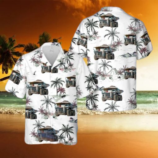 Liebherr T 282c Mining Dump Truck Hawaiian Shirt