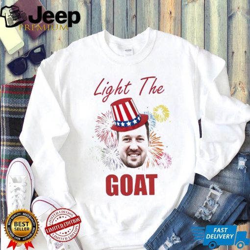 Light the Goat fireworks shirt