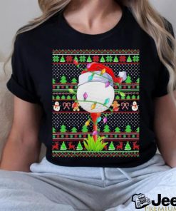 Lighting Golf Christmas T Shirt