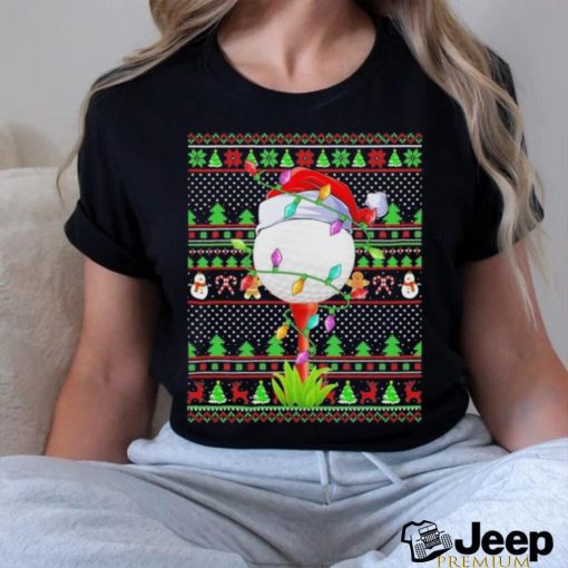 Lighting Golf Christmas T Shirt