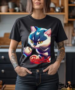 Lightning Baseball Anime Cat Cotton Unisex T Shirt T Shirt Classic