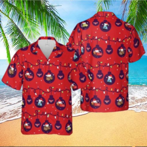Lightning Mcqueen Mater Hawaiian Disney Christmas Cars Ornaments Shirt
