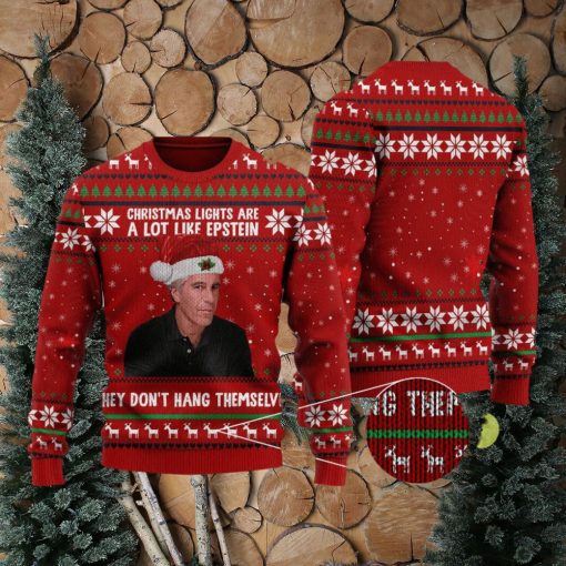 Lights Are A Lot Like Epstein US TV Series Ugly Christmas Sweater Gift For Men Women