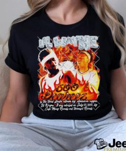 Lil Wayne 500 degreez graphic shirt