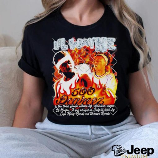 Lil Wayne 500 degreez graphic shirt