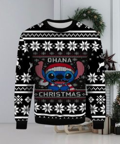 Lilo And Stitch Ohana Ugly Christmas Sweater