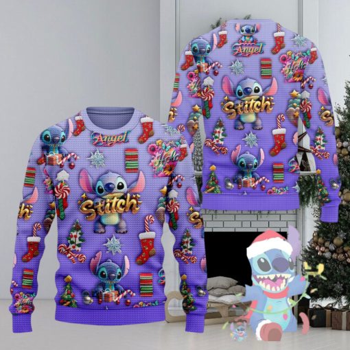 Lilo & Stitch Angel Ugly Christmas Sweater