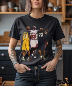 Limited 3 Legends Basketball Kobe Lebron Michael Jordan Graphic Tee Unisex Retro Tees Sweatshirt