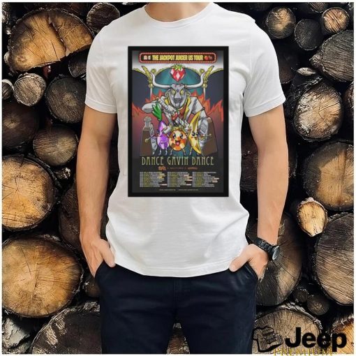 Limited Dance Gavin Dance The Jackpot Juicer US Tour 2023 Poster Shirt