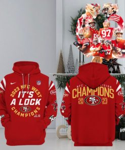 Limited Edition San Francisco 49ers NFC West Champions 2023 Hoodie, Longpants, Cap