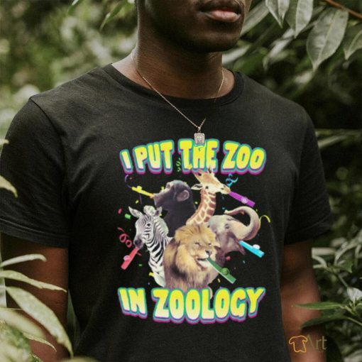 Limited Gotfunny I Put The Zoo In Zoology Shirt