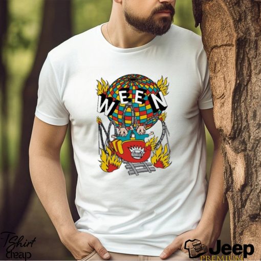 Limited Ween rollercoaster summer tour 2023 art design t shirt