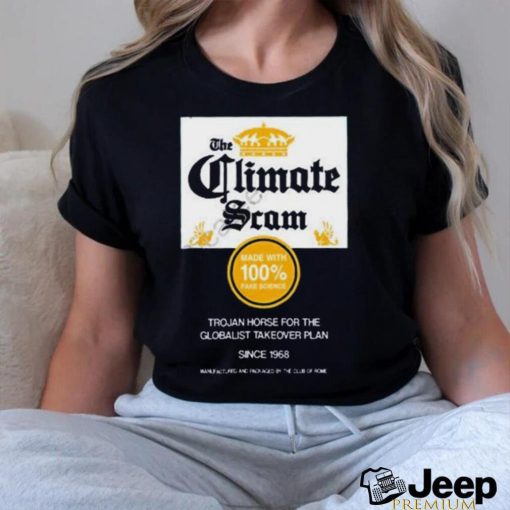 Limited Wide awake media store climate scam trojan horse for the globalist takeover plan art design t shirt