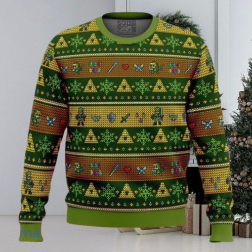 Link Adventure Legend of Zelda Ugly Christmas Sweater Unique Gift For Men And Women