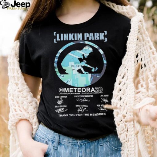 Linkin Park Meteora Thank You For The Memories Signatures Shirt