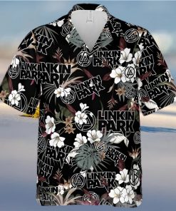 Linkin Park Rock Band And Logo Tropical Forest All Over Print Hawaiian Shirt