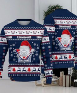 Linkoping HC 3D Ugly Christmas Sweater For Men And Women Sport Fans