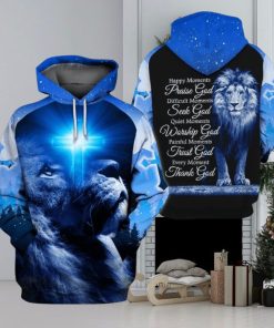 Lion Christian 3d All Over Print Hoodie