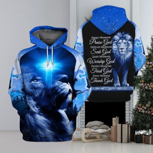 Lion Christian 3d All Over Print Hoodie