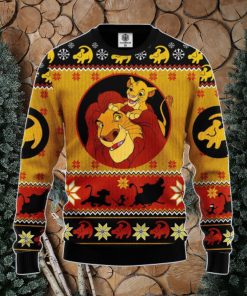 Lion King Simba Amazing Gift Ugly Christmas 3D Sweater Christmas Gift For Men And Women QBQ