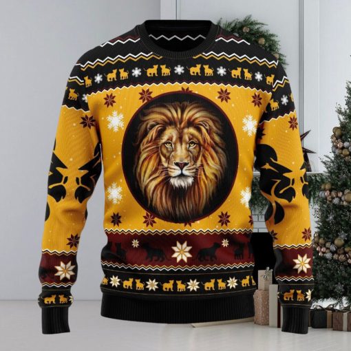 Lion Xmas Ugly Christmas Sweater