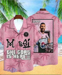 Lionel Messi Inter Miami CF Big Fans Gift Short Sleeve 3D Hawaiian Shirt Summer Gift