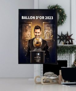 Lionel Messi Wins Eighth Ballon D’Or And Builds On His Record Home Decor Poster Canvas