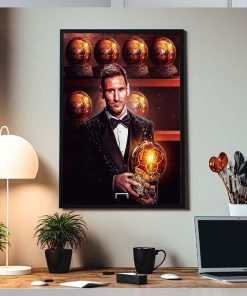 Lionel Messin Wins Eight Ballon D’Or Home Decor Poster Canvas