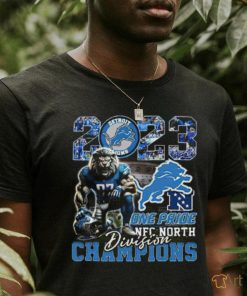 Lions 2023 One Pride NFC North Division Champions Shirt