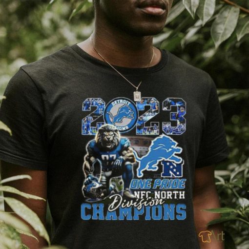 Lions 2023 One Pride NFC North Division Champions Shirt