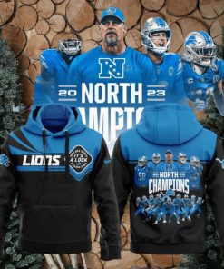 Lions Champs NFC North It’s A Lock Black Hoodie Combo