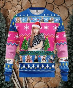 Lisa Black Pink Band Merry Xmas Ugly Christmas Sweater Xmas Gifts