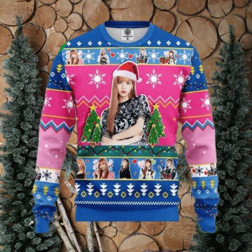 Lisa Black Pink Band Merry Xmas Ugly Christmas Sweater Xmas Gifts