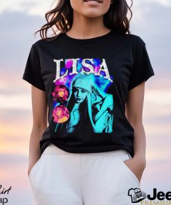 Lisa BlackPink face shirt topaz enhance faceai shirt