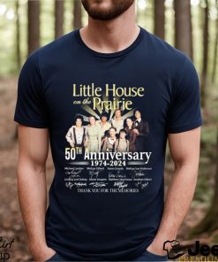 Little House On The Prairie 50th Anniversary 1974 2024 Thank You For The Memories Signatures Shirt