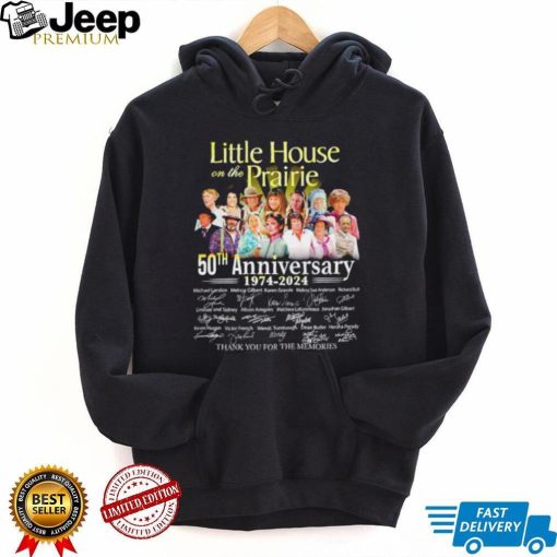 Little House on the Prairie 1974 2024 thank you for the memories signatures shirt