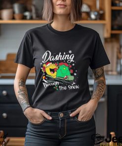 Little Miss dashing through the snow Christmas shirt