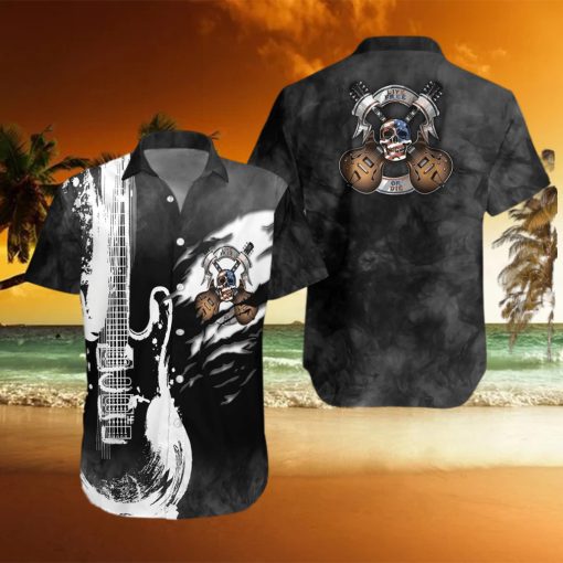 Live Free Or Die Guitar Hawaiian Shirt