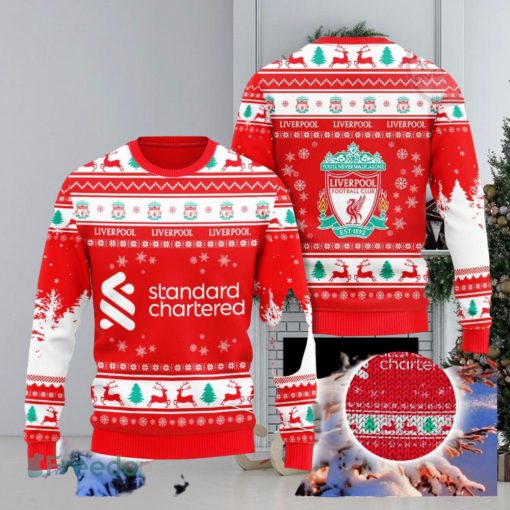 Liverpool Football Club 3D Ugly Christmas Sweater Christmas Gift Men And Women 2023 Sweater