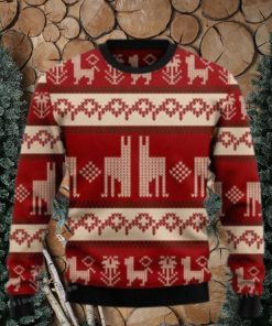 Llama Christmas Pattern Ugly Sweater Party