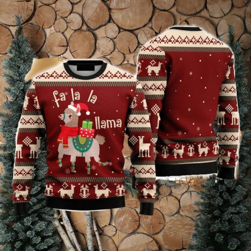 Llama Lalala Ugly Christmas Sweater Family Christmas Gift Ideas Christmas Sweater