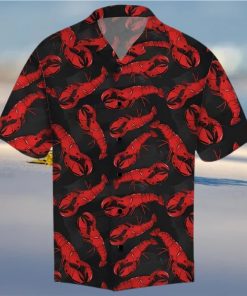 Lobster Tropical Lobster Aloha Summer Hawaiian Shirt