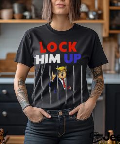 Lock him up jail Trump art design T shirt