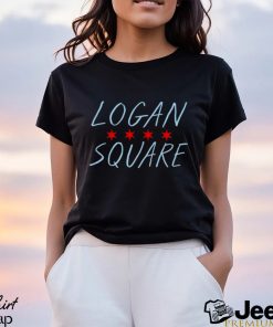 Logan Squar Chicago Flag shirt